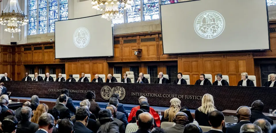 ICJ sitting on Israel