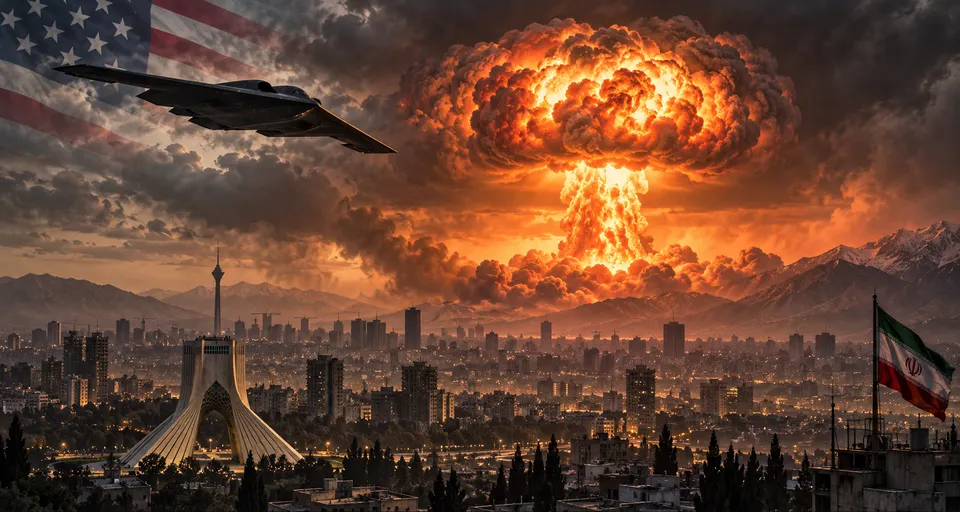 United States uses nuclear bomb in Iran