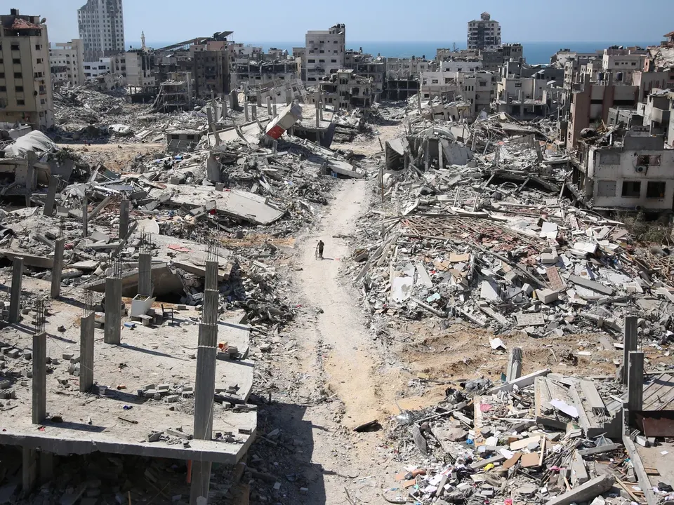 Gaza in ruins