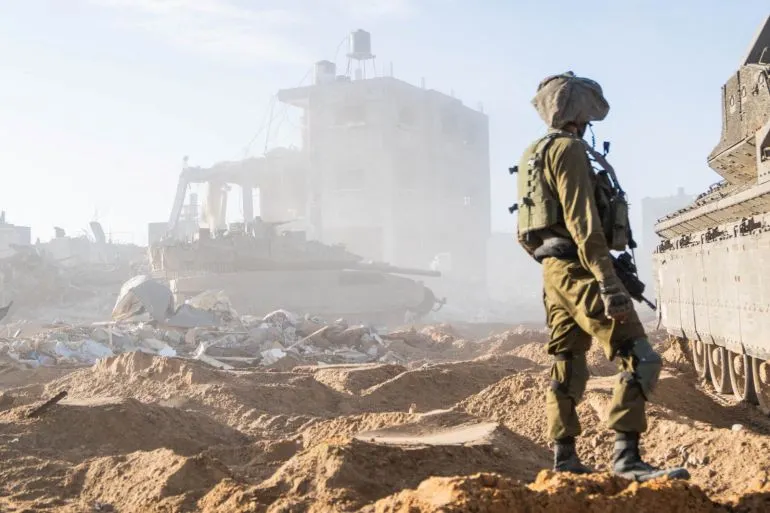 IDF soldier in Gaza
