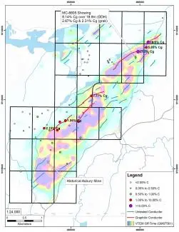 Canada carbon reports its prospecting results on the asbury property 1