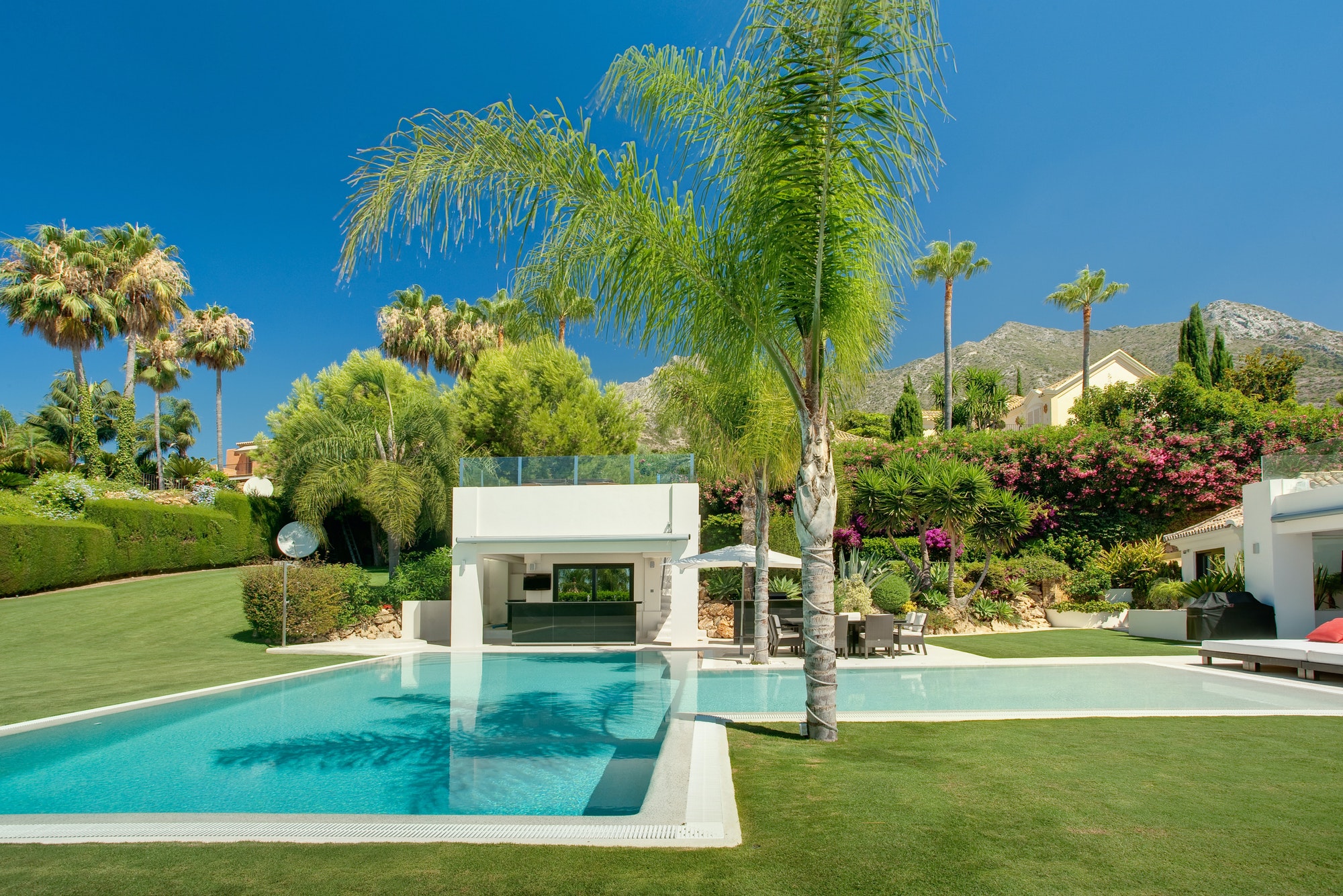 Beautiful pool in luxury property, Spain