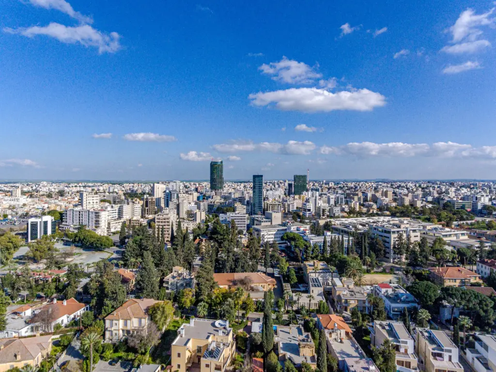 Nicosia the capital of Cyprus.