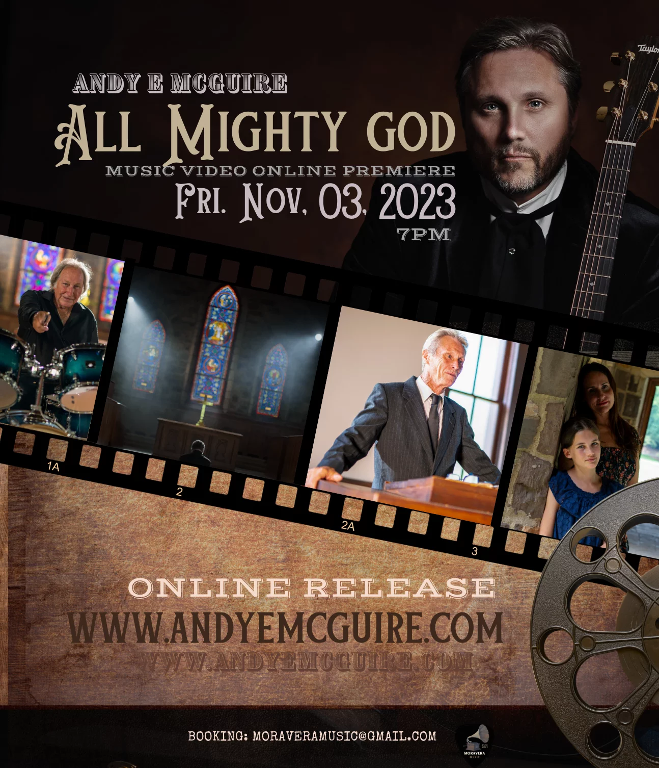 Exclusive online premiere of country gospel singer andy mcguire’s “all mighty god” music video Exclusive online premiere of country gospel singer andy mcguire’s “all mighty god” music video