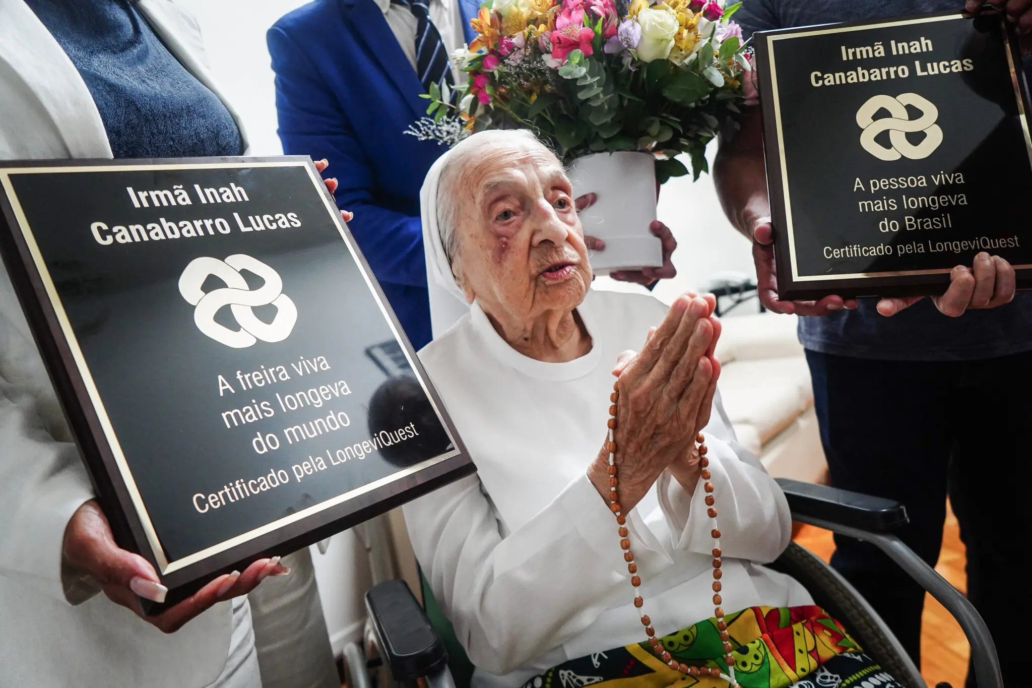 Longeviquest visits brazil’s oldest person, 115-year-old nun Longeviquest visits brazil’s oldest person, 115-year-old nun
