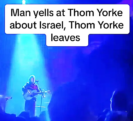 Radiohead frontman attacks fan for denouncing Israel’s genocide of children Radiohead frontman attacks fan for denouncing Israel’s genocide of children
