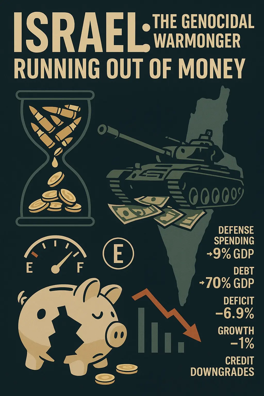 Israel’s War Machine Demands Billions More as Economy Buckles Under Permanent Mobilization Israel’s War Machine Demands Billions More as Economy Buckles Under Permanent Mobilization