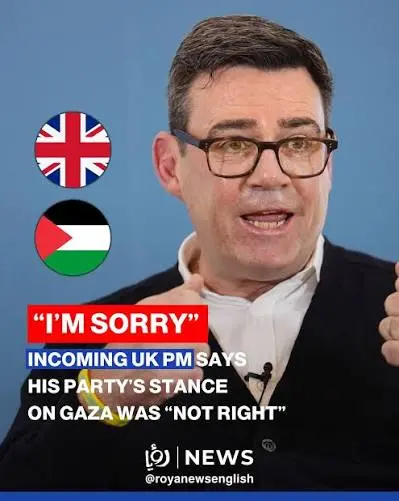 Andy Burnham said sorry for Labour’s Gaza stance: “a scar on our collective conscience” – A global political reckoning made that inevitable Andy Burnham said sorry for Labour’s Gaza stance: “a scar on our collective conscience” – A global political reckoning made that inevitable