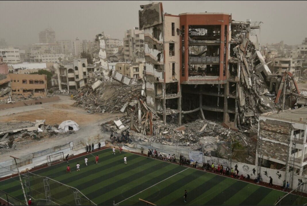 Erasing Gaza from the Frame: French Sports Festival Removes Football Photograph After Pro-Israel Pressure Erasing Gaza from the Frame: French Sports Festival Removes Football Photograph After Pro-Israel Pressure