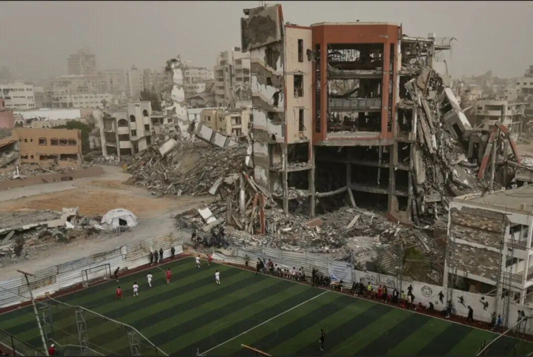 Erasing Gaza from the Frame: French Sports Festival Removes Football Photograph After Pro-Israel Pressure Erasing Gaza from the Frame: French Sports Festival Removes Football Photograph After Pro-Israel Pressure