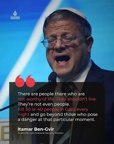 Echoes of ‘Untermensch’: Israeli minister says people in Gaza are ‘not worthy of life’ and calls for 30 to 40 killings every night during ‘ceasefire’ Echoes of ‘Untermensch’: Israeli minister says people in Gaza are ‘not worthy of life’ and calls for 30 to 40 killings every night during ‘ceasefire’