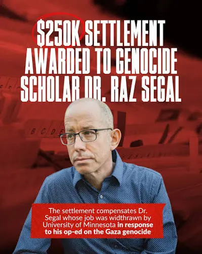 The Price of Dissent: University of Minnesota Pays $250,000 After Revoking Gaza Genocide Scholar’s Job Offer The Price of Dissent: University of Minnesota Pays $250,000 After Revoking Gaza Genocide Scholar’s Job Offer