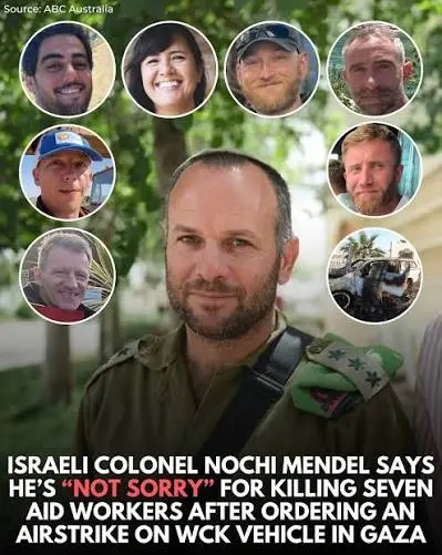 ‘An idiotic side event’: seven aid workers killed, a colonel unrepentant and the struggle for justice ‘An idiotic side event’: seven aid workers killed, a colonel unrepentant and the struggle for justice